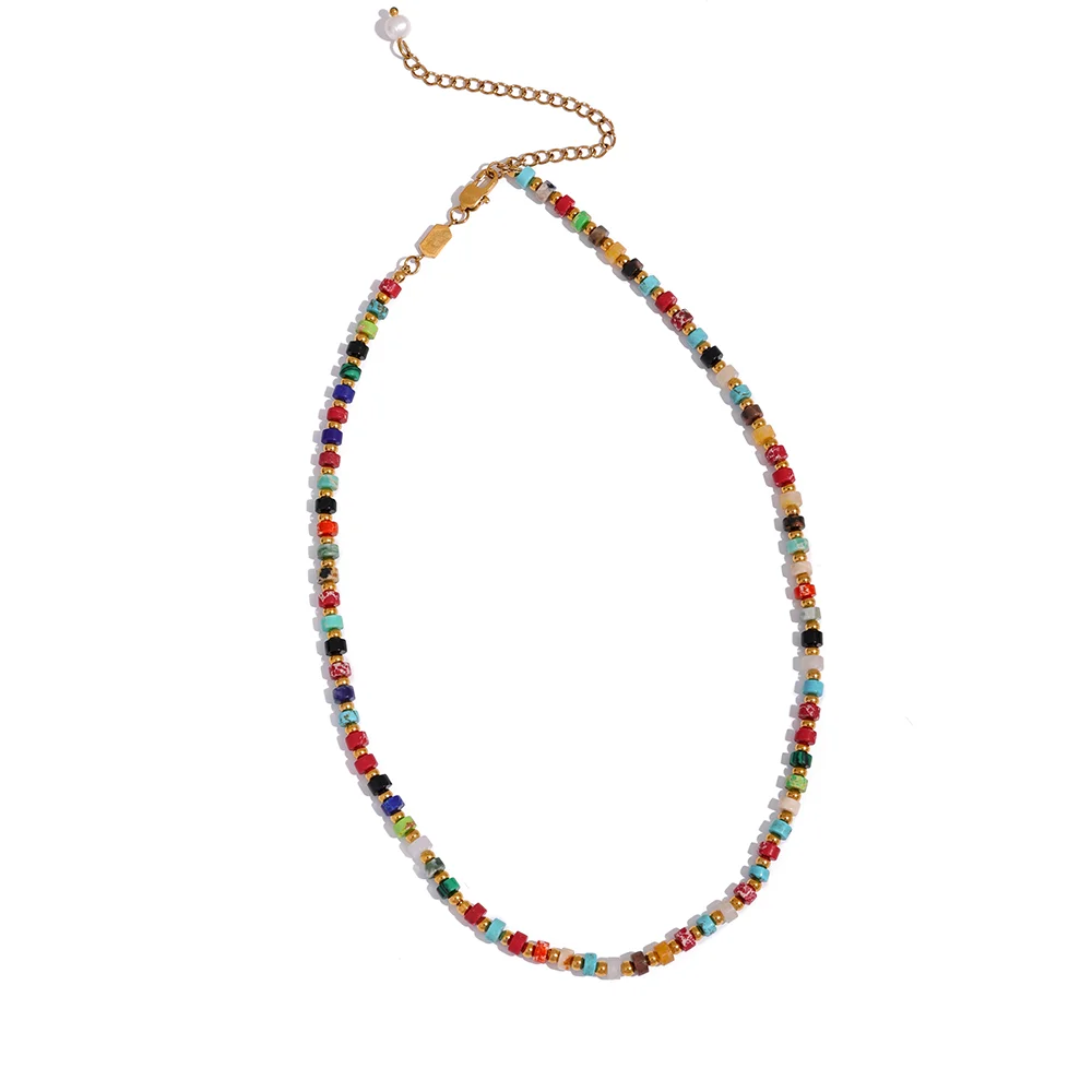 Sundaze Beaded Necklace - Cardi Bella