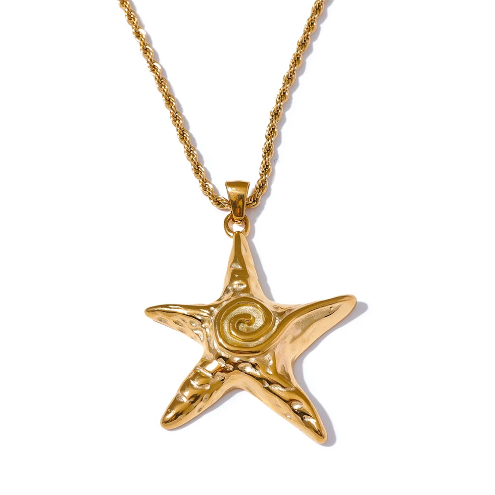Beach Trip Star Fish Pendant - Cardi Bella