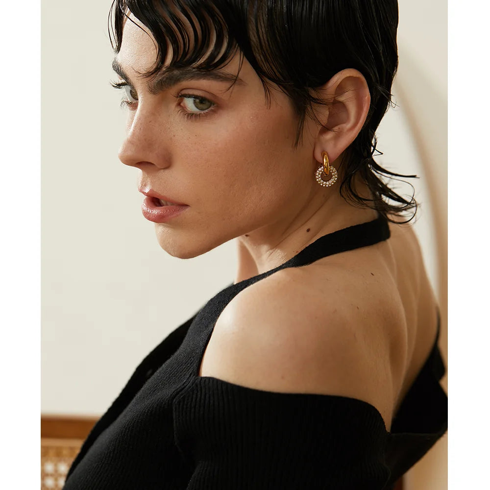 Nudo Brillante Earrings - Cardi Bella