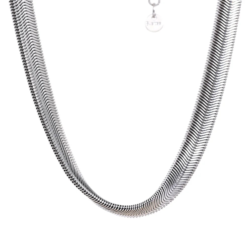 Bulky Chic Herringbone Chain - Cardi Bella