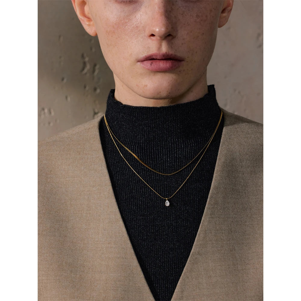 Lustrous Layers Necklace - Cardi Bella