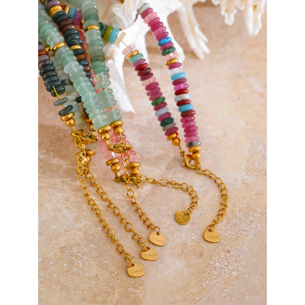 Nomad Beaded Necklace - Cardi Bella