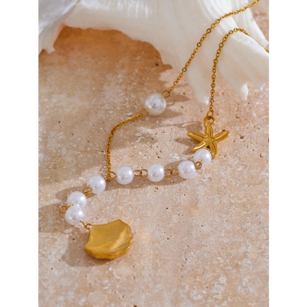 Oceana Pearl Necklace - Cardi Bella