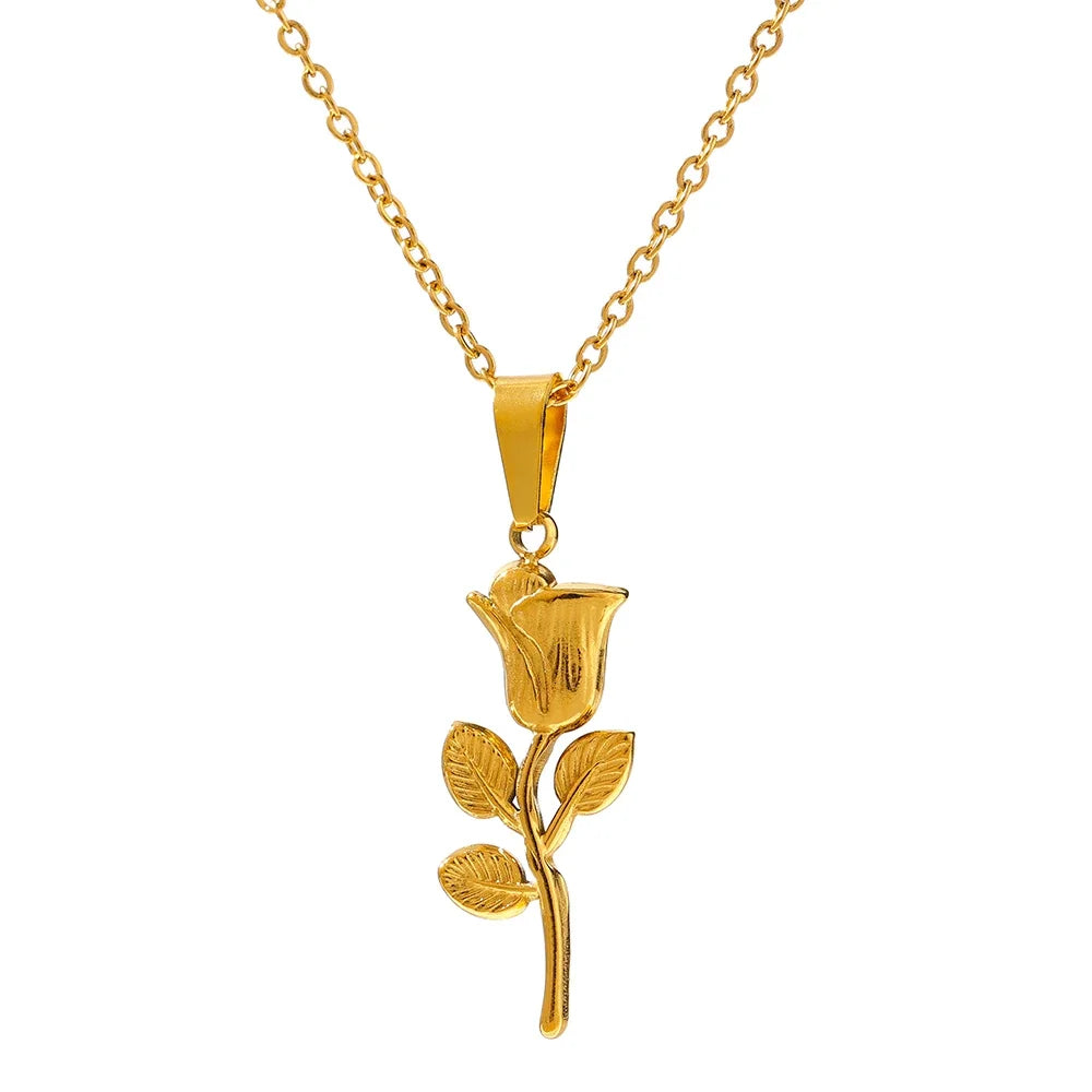 The Golden Bloom Pendant - Cardi Bella