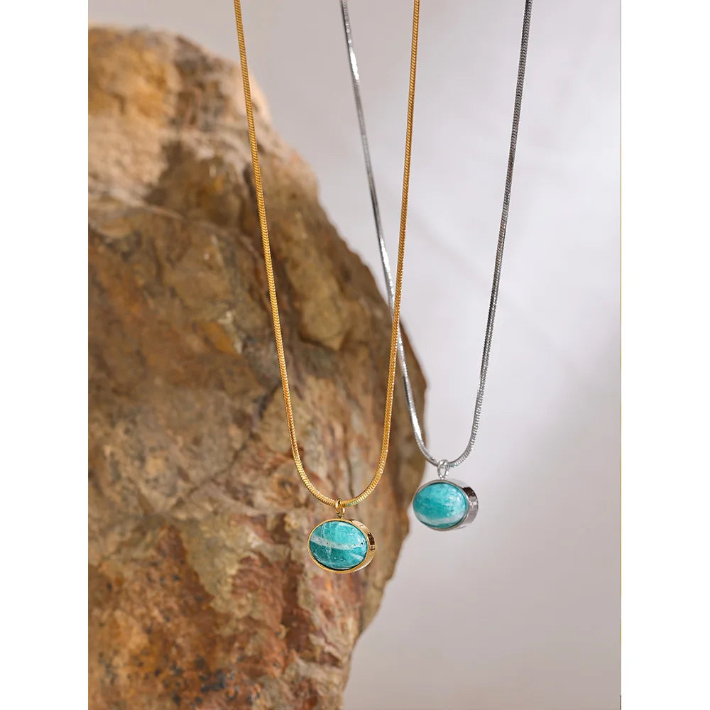 Mar Azul Necklace - Cardi Bella