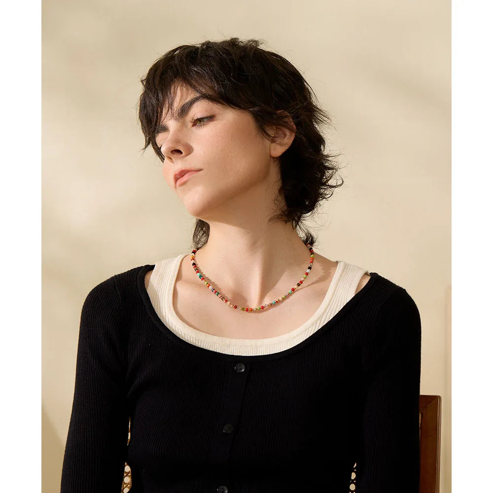 Sundaze Beaded Necklace - Cardi Bella