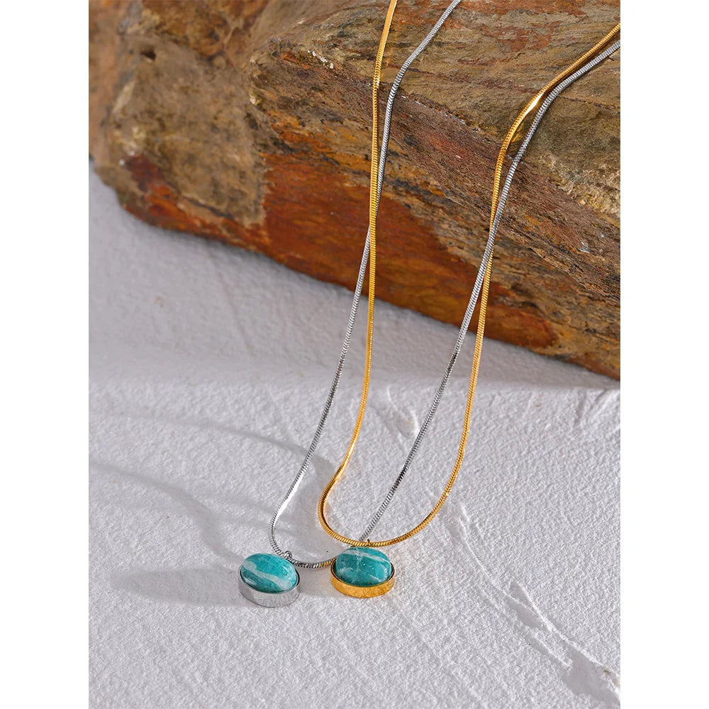 Mar Azul Necklace - Cardi Bella