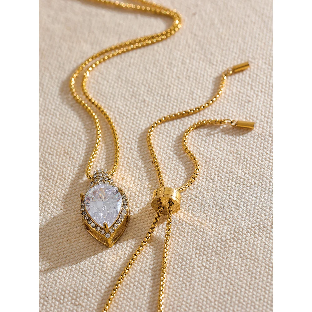 Lacrima Luminosa Necklace - Cardi Bella