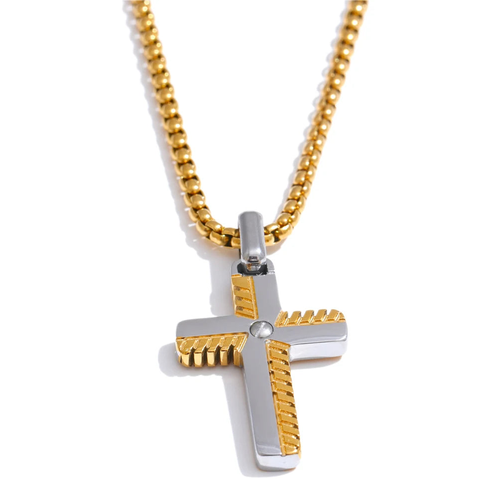 Faith & Strength Cross Necklace Collection - Cardi Bella