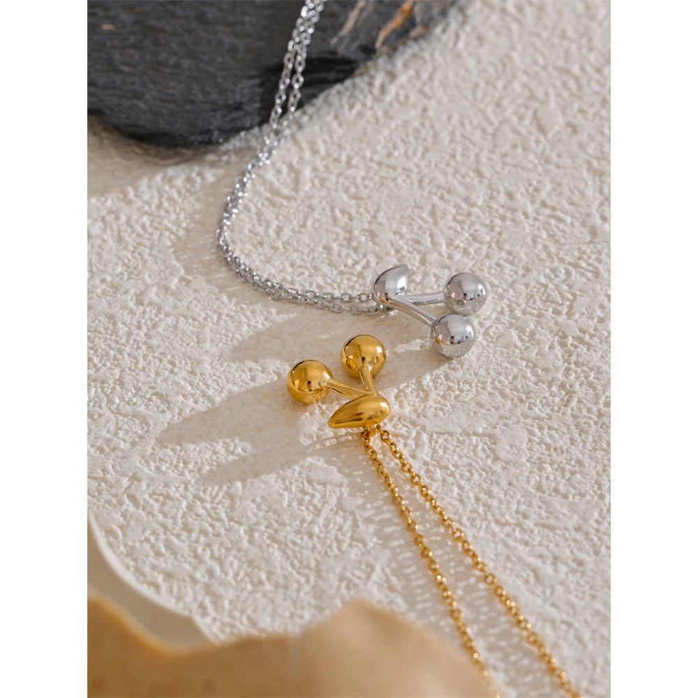 Cherry Bomb Necklace - Cardi Bella