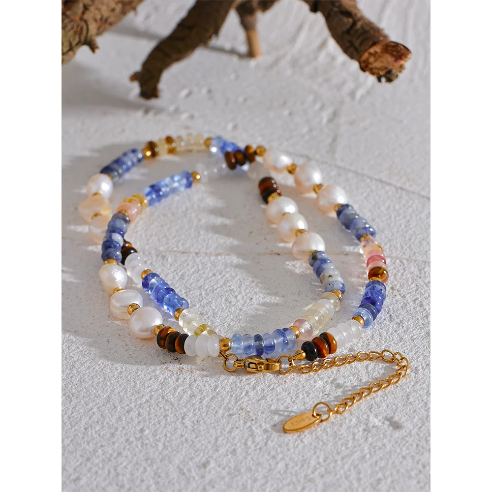 Azure Tide Necklace - Cardi Bella