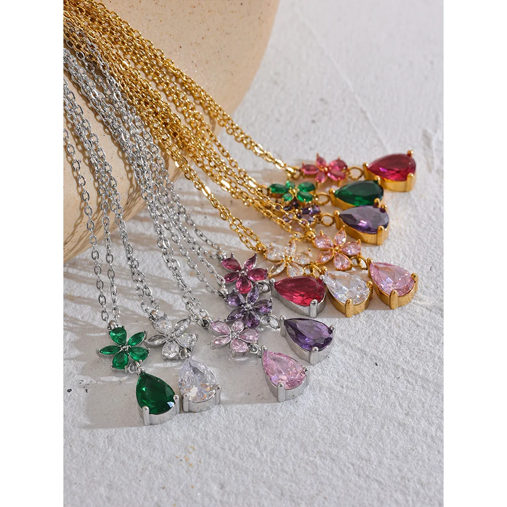 Flor del Cielo Necklace - Cardi Bella