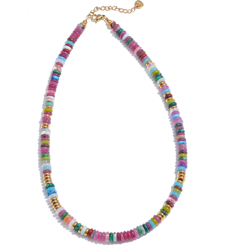 Nomad Beaded Necklace - Cardi Bella