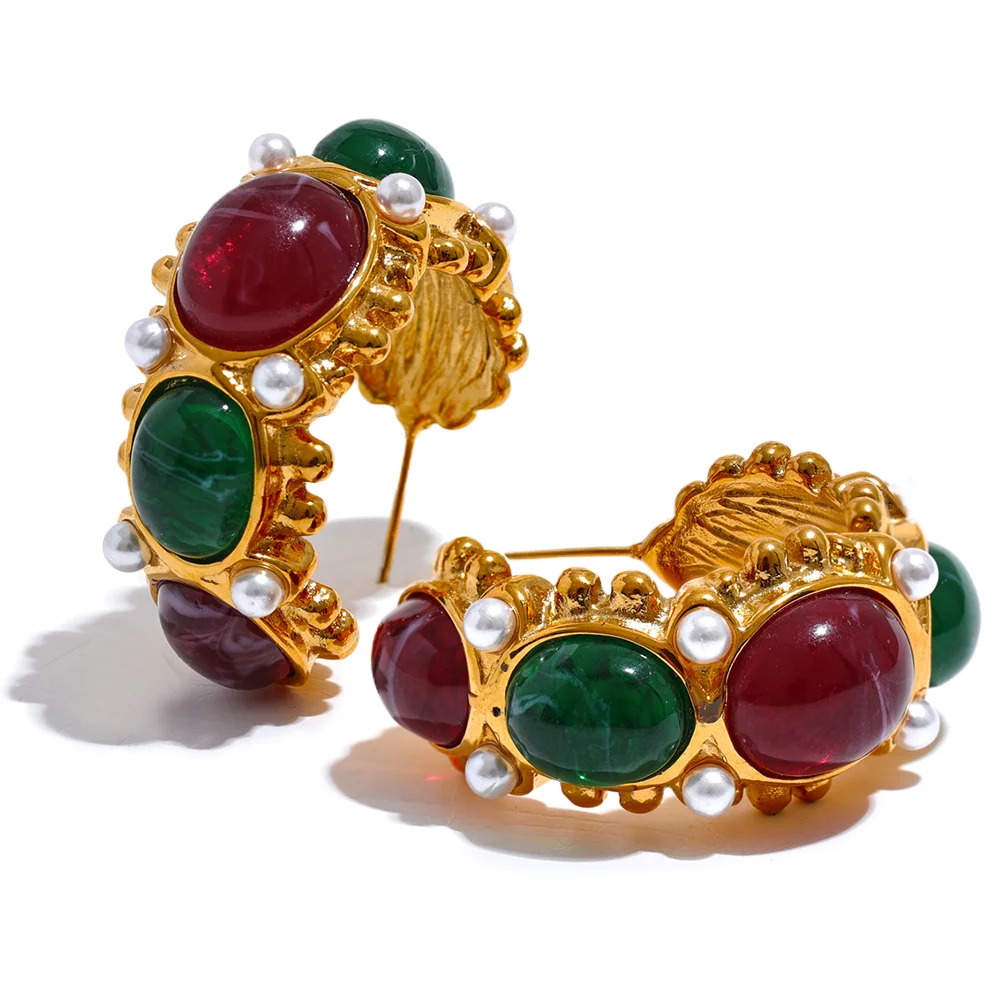Reina Royale Hoops