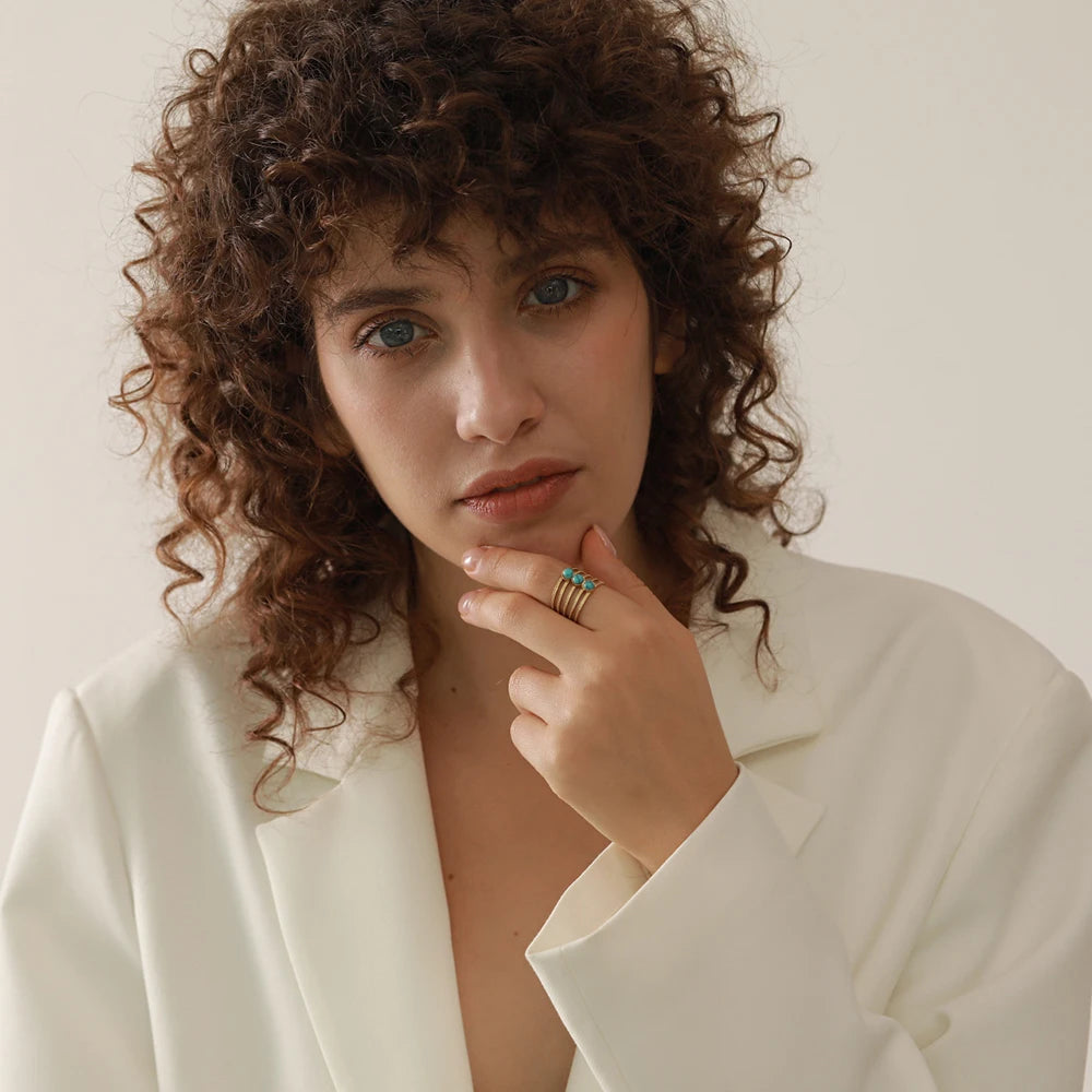 Aqua Serenata Ring