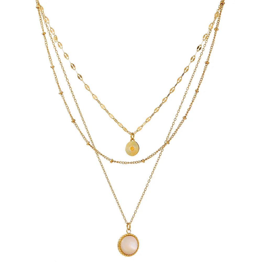 Solstice Crest Necklace - Cardi Bella