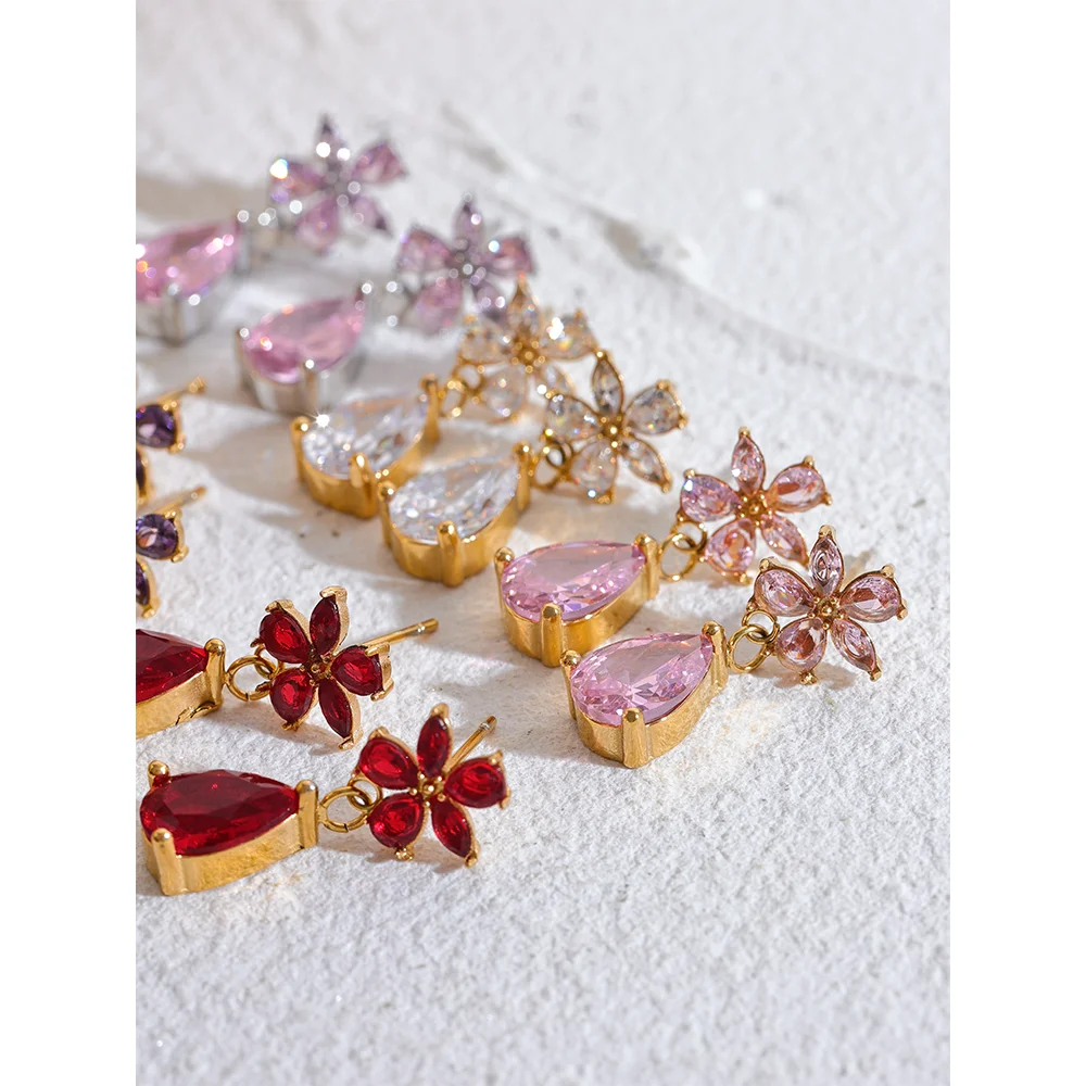 Orquídea Divina Earrings - Cardi Bella