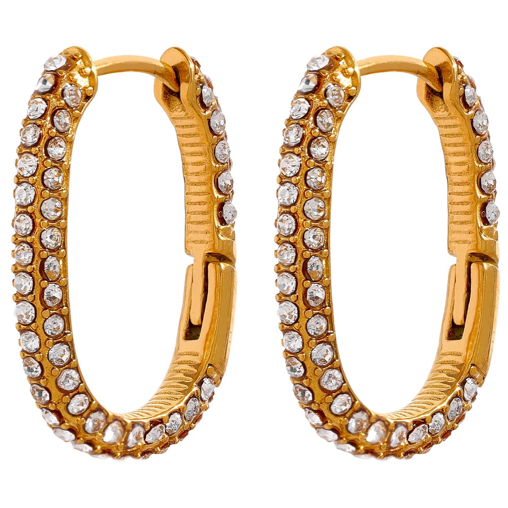 Luzia Oval Hoops - Cardi Bella