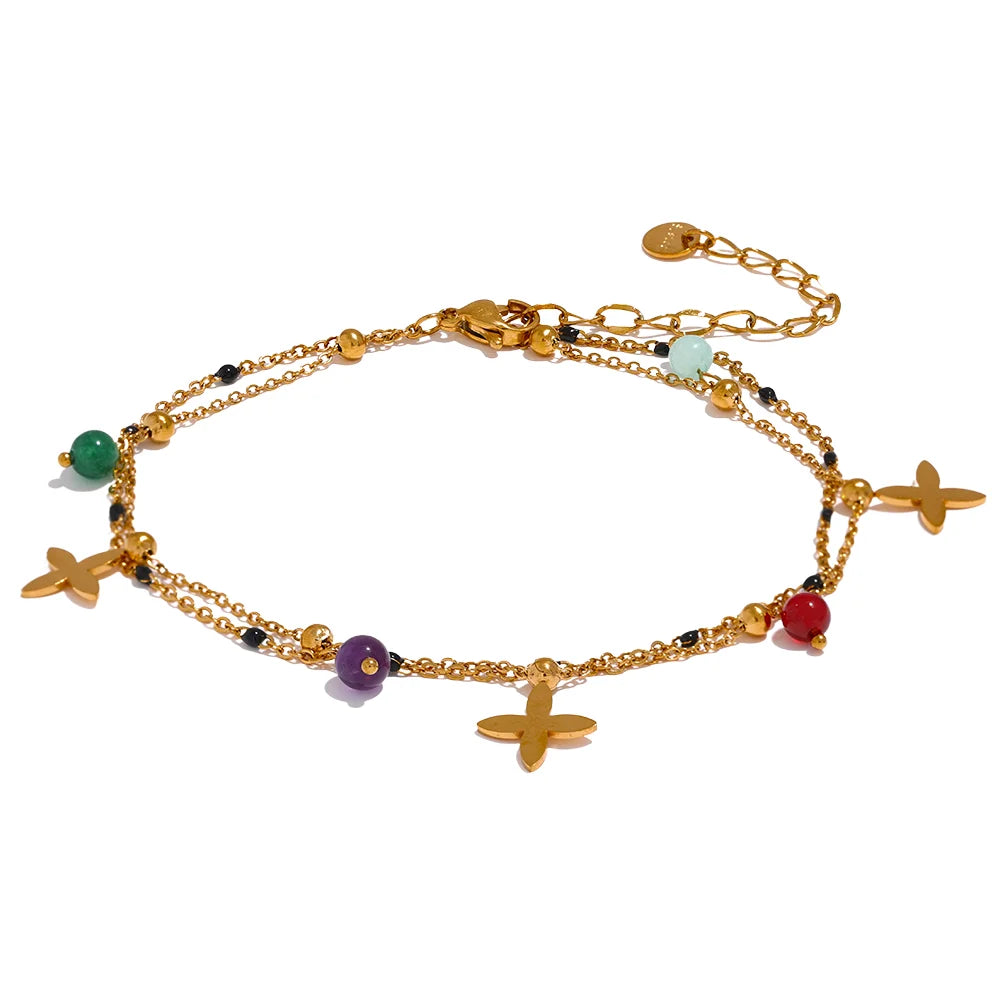Mariposas de Luz Anklet - Cardi Bella