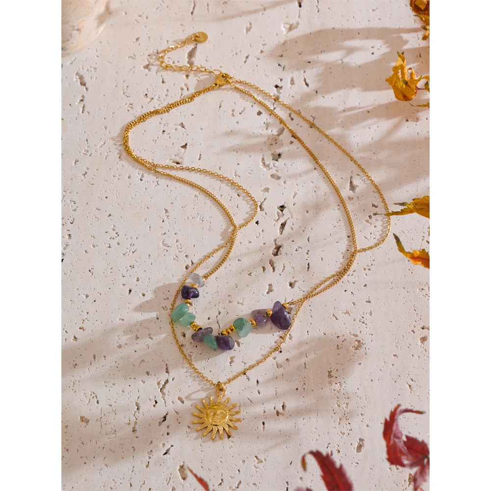 Solar Essence Necklace - Cardi Bella