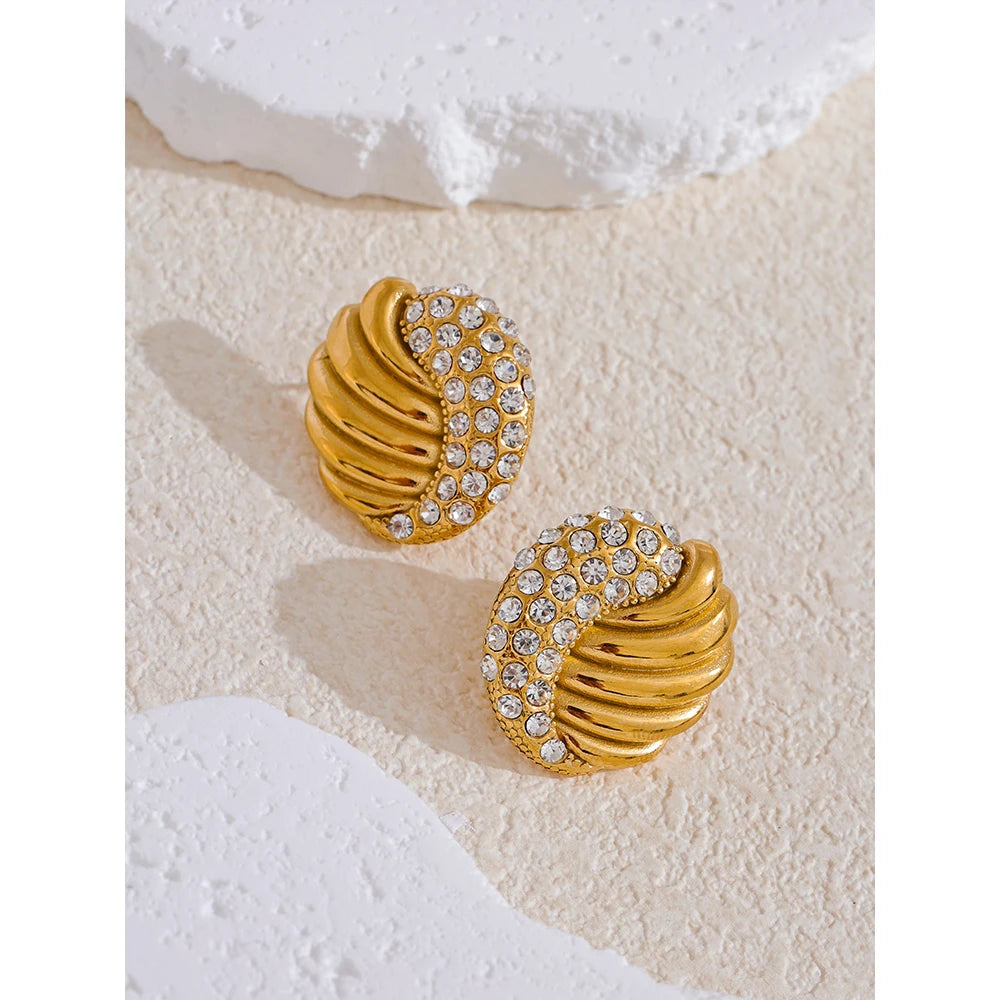 Ala Dorada Earrings - Cardi Bella