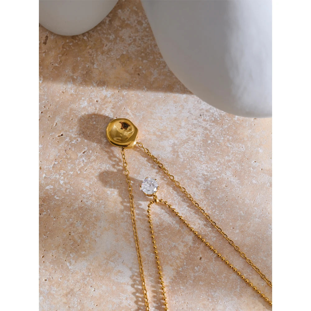 Áurea Serenidad Necklace - Cardi Bella