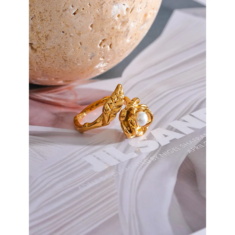 Rosetta Pearl Ring