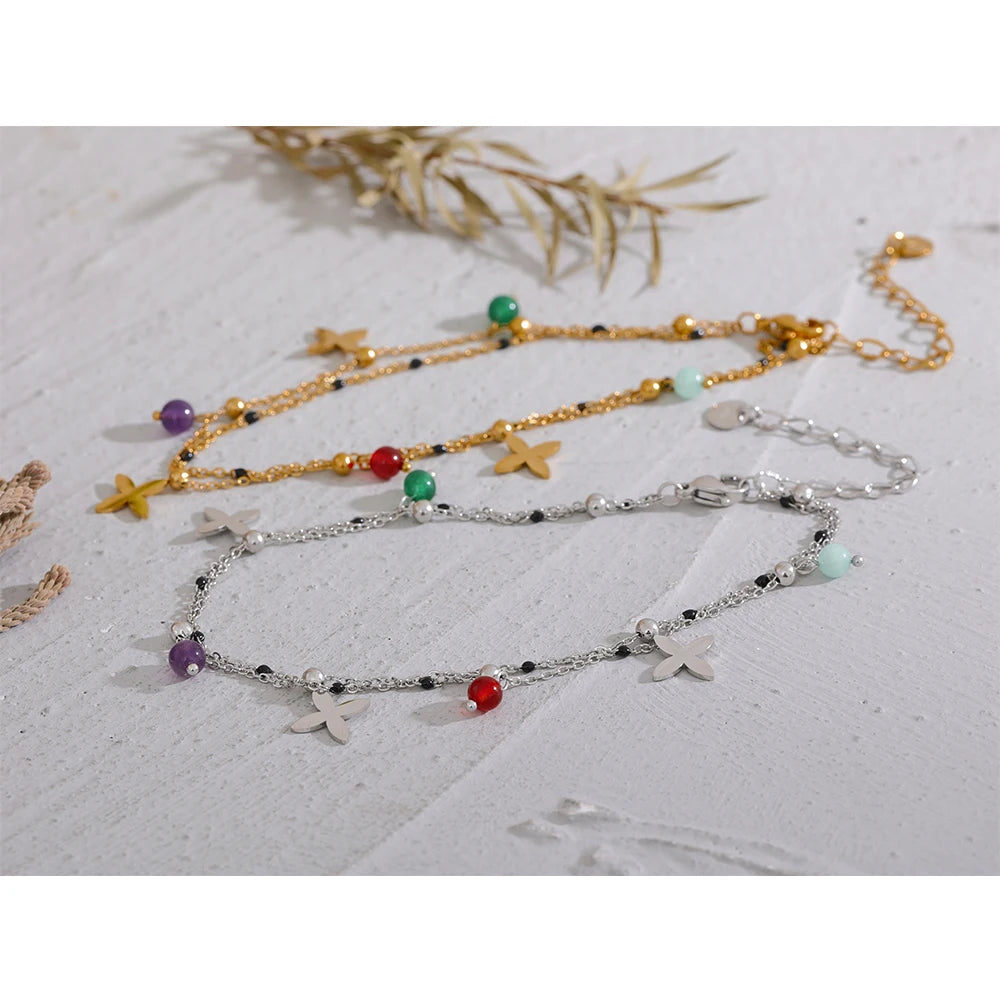 Mariposas de Luz Anklet - Cardi Bella