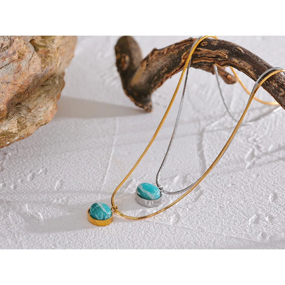 Mar Azul Necklace - Cardi Bella