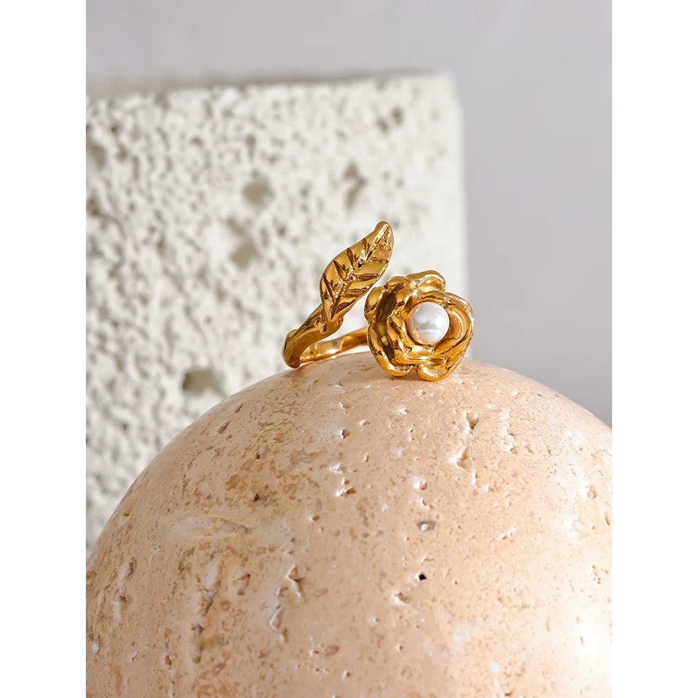 Rosetta Pearl Ring