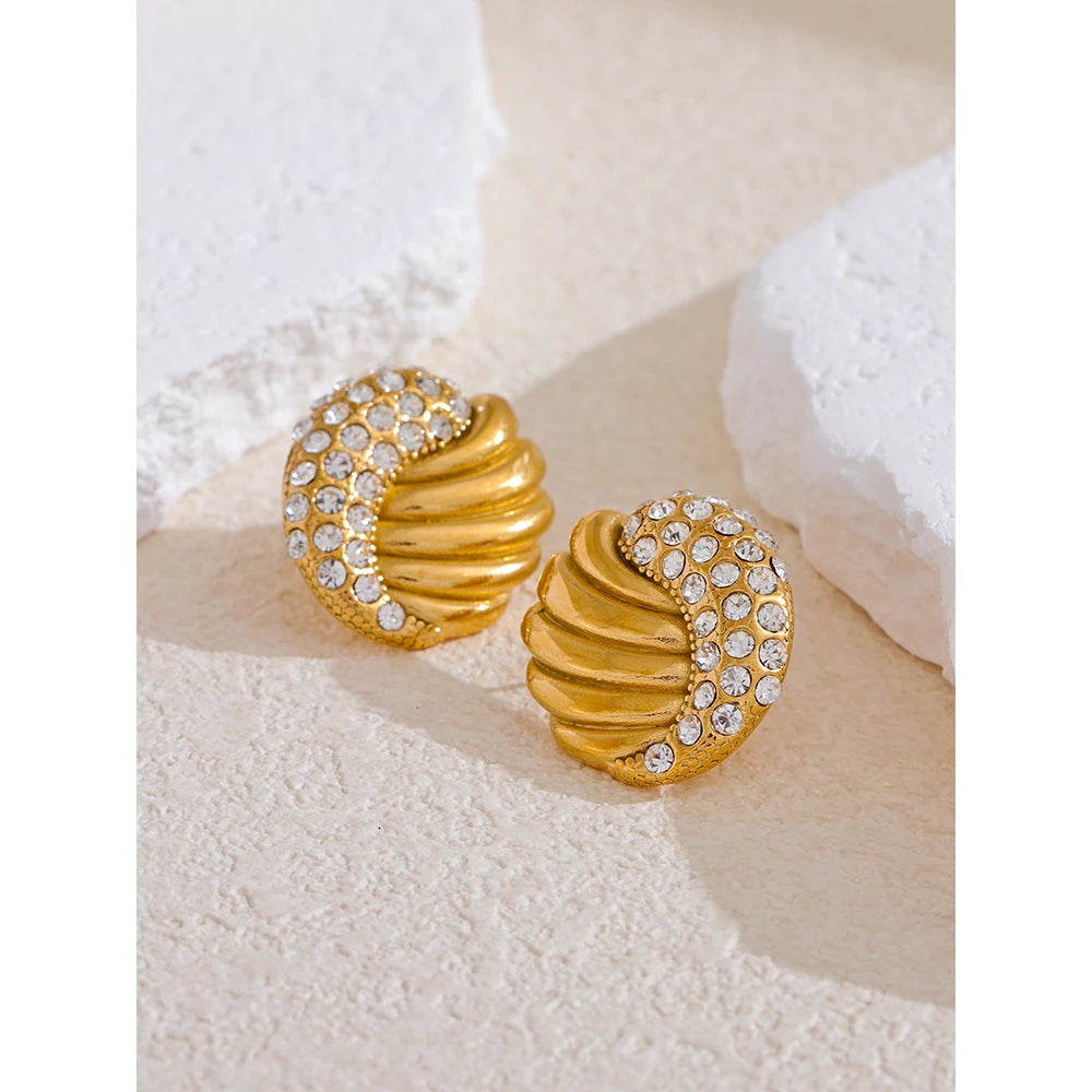 Ala Dorada Earrings - Cardi Bella