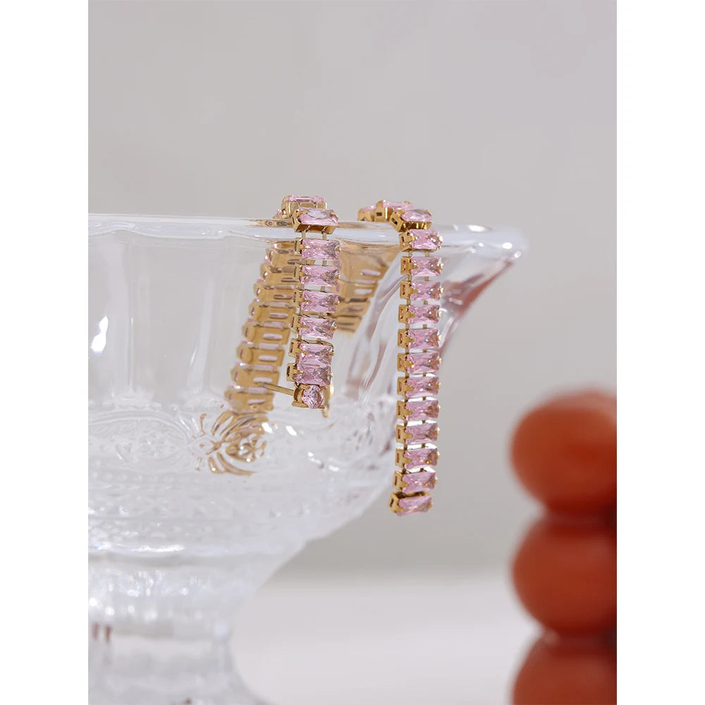 Zafira Curve Earrings - Cardi Bella