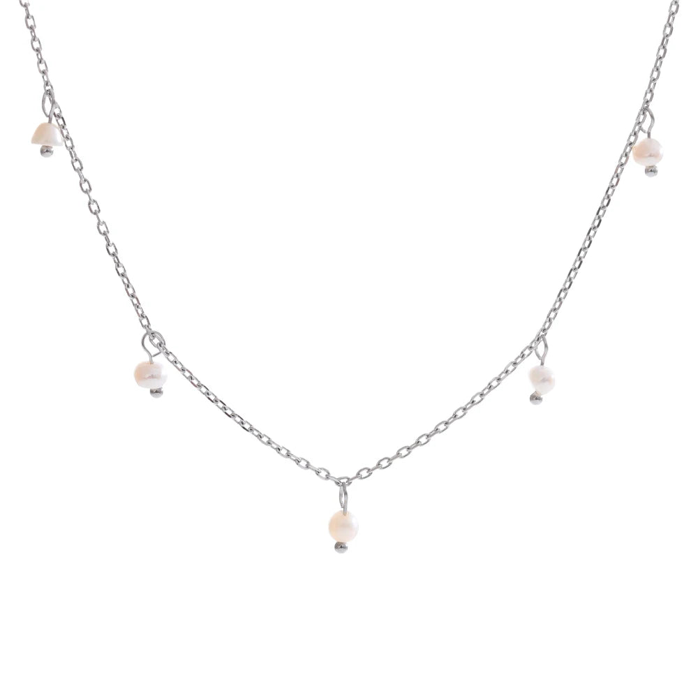 Pearly Drops Necklace - Cardi Bella