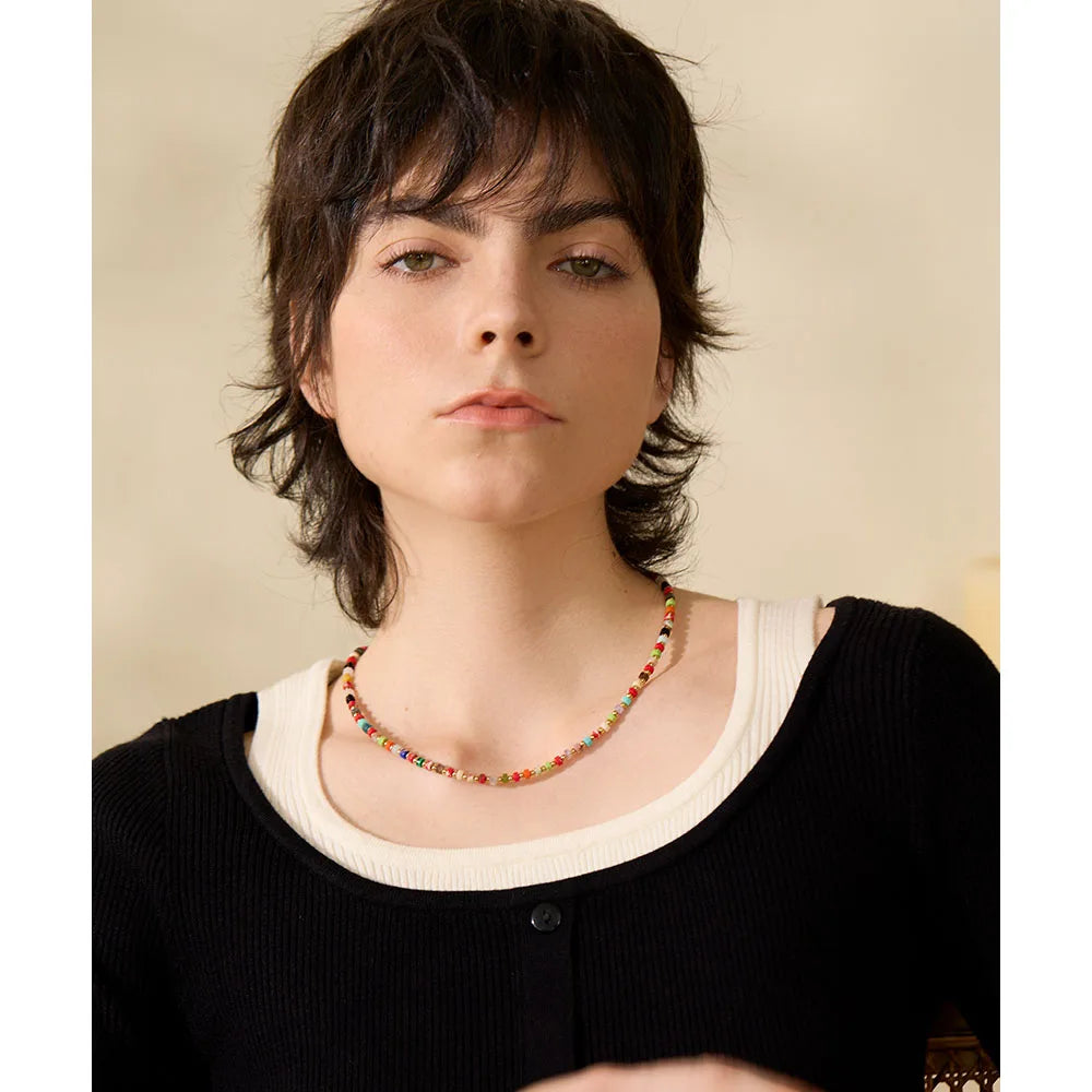 Sundaze Beaded Necklace - Cardi Bella