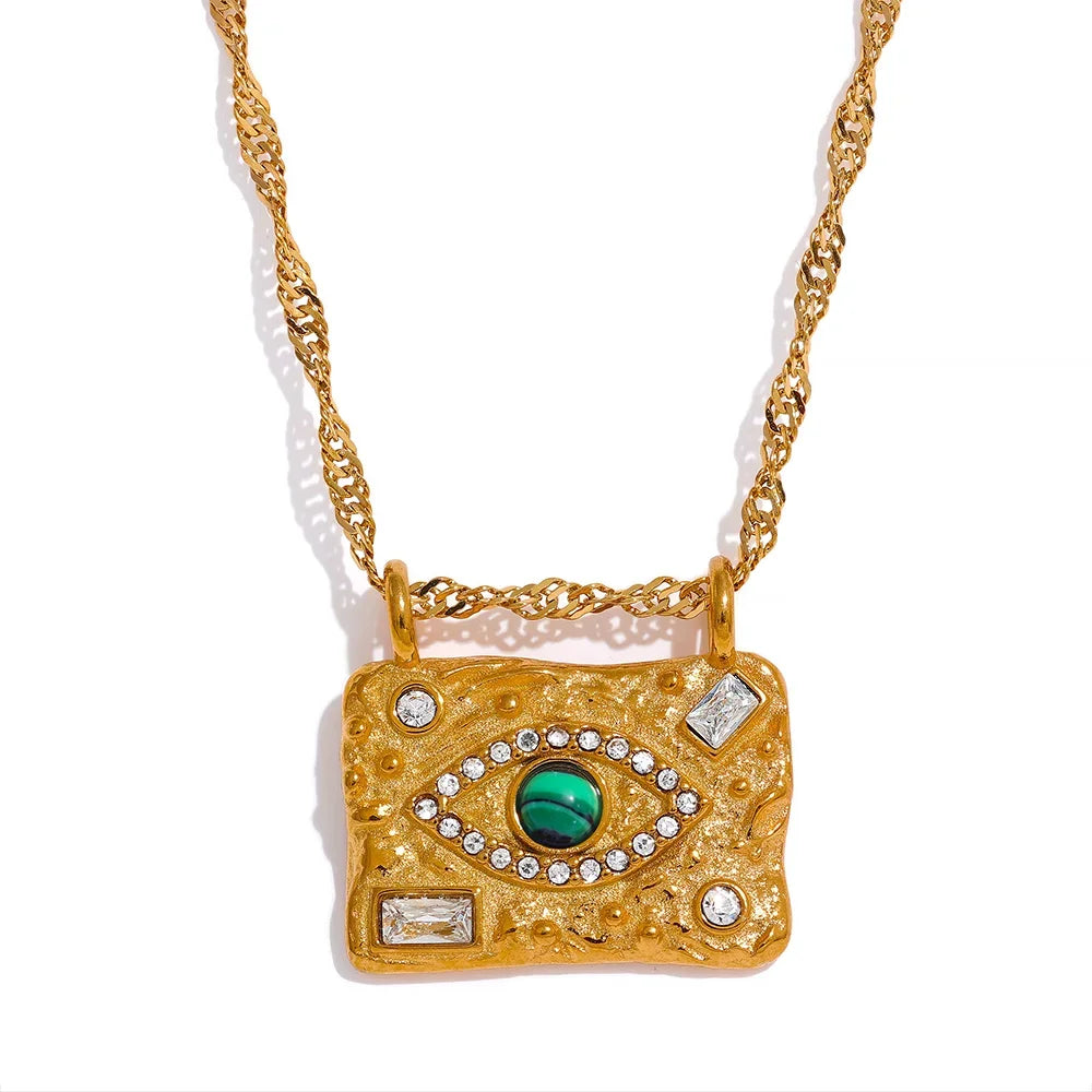 Ojo Místico Pendant Necklace - Cardi Bella