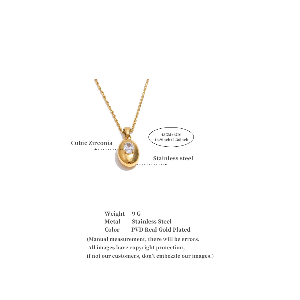 Dewdrop De Oro Necklace - Cardi Bella