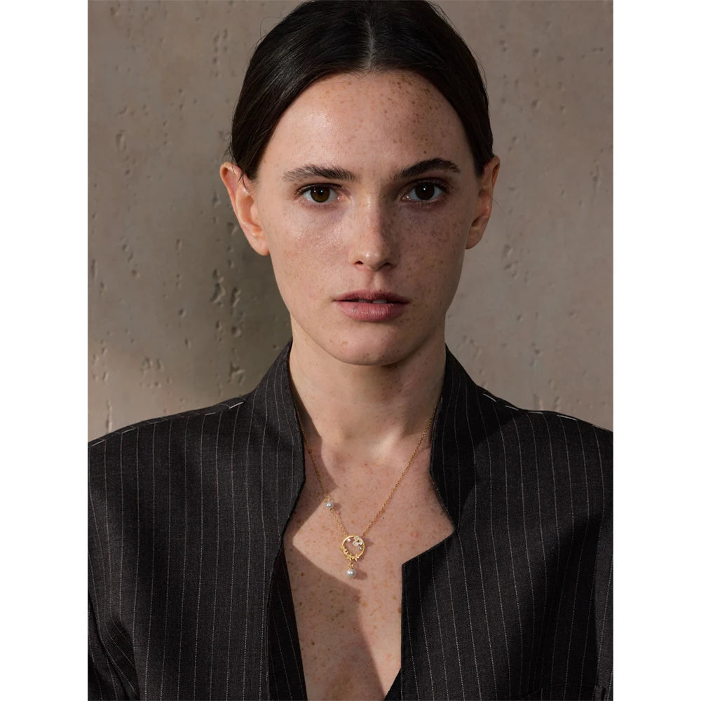 Moonlit Bloom Necklace - Cardi Bella