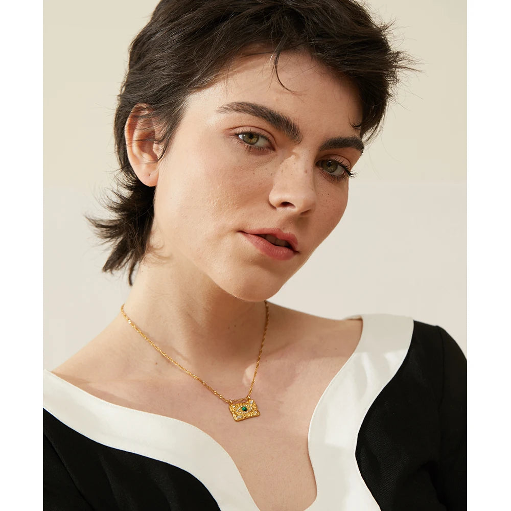 Ojo Místico Pendant Necklace - Cardi Bella