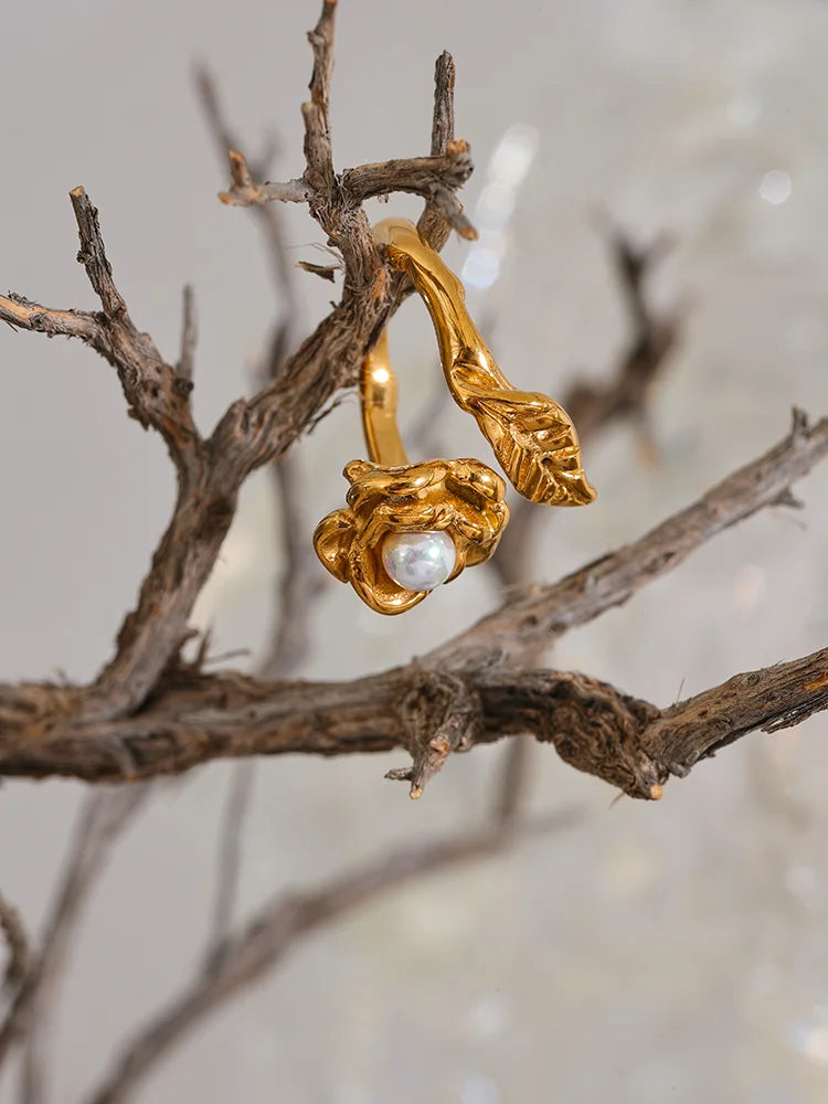 Rosetta Pearl Ring