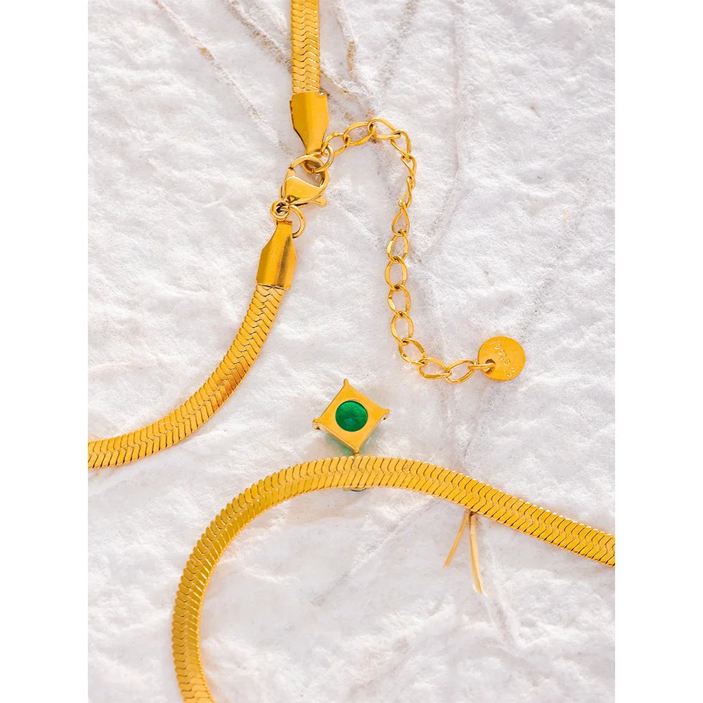 Lusso Gemma Necklace - Cardi Bella