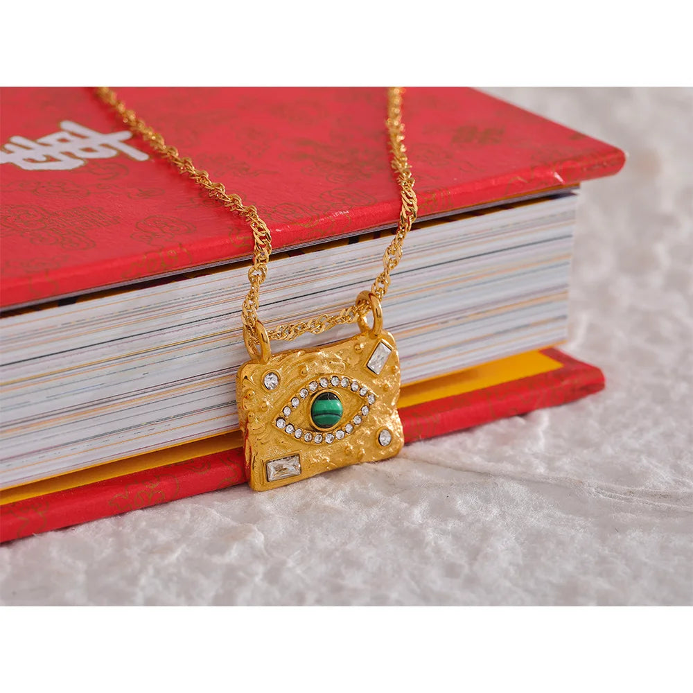 Ojo Místico Pendant Necklace - Cardi Bella