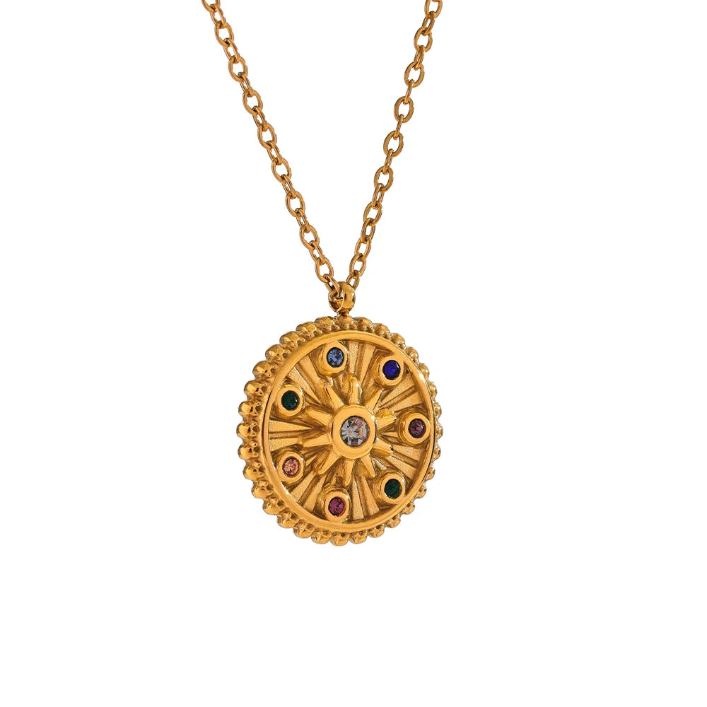 Sol de Vida Necklace - Cardi Bella