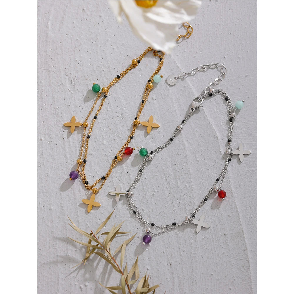 Mariposas de Luz Anklet - Cardi Bella