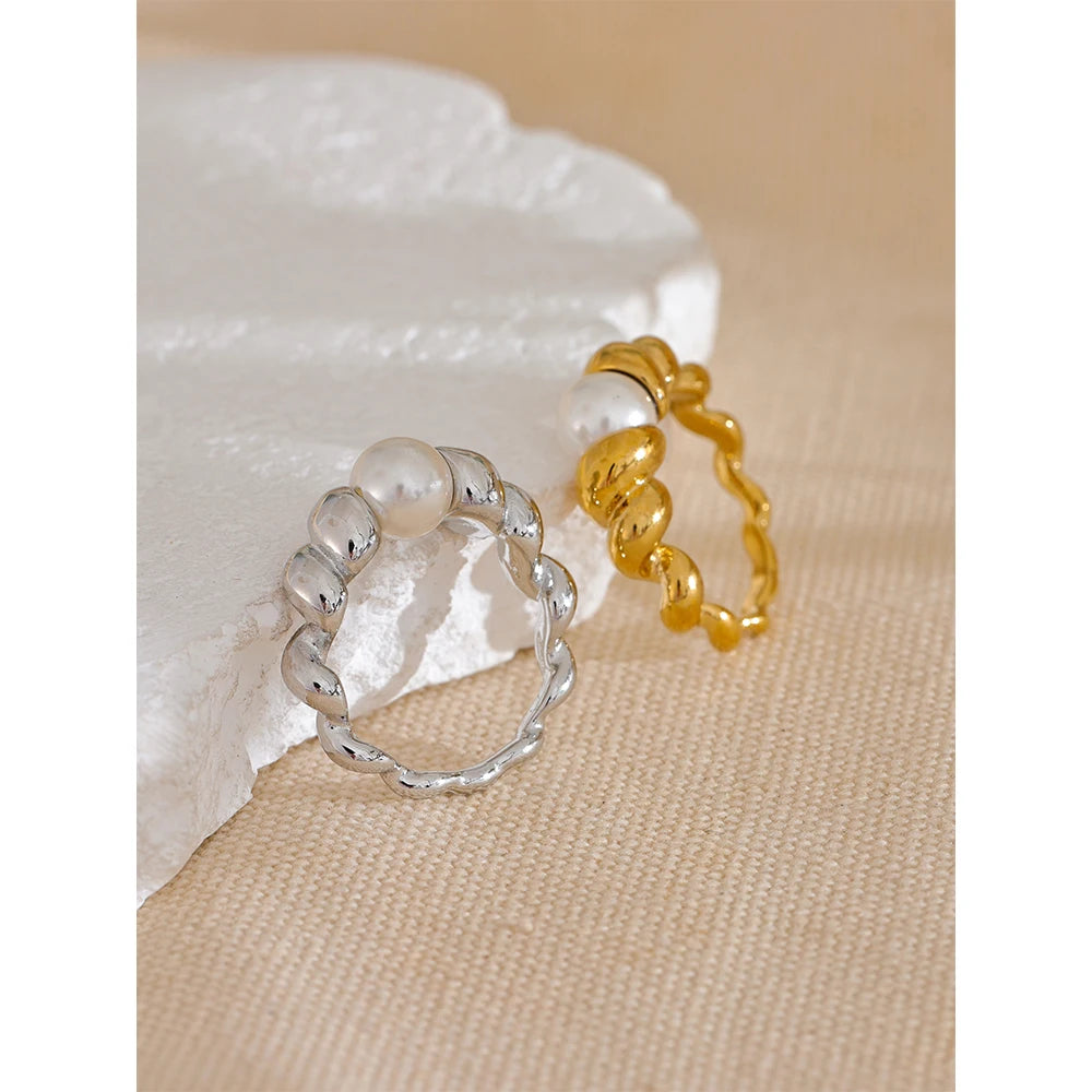 Oro Perla Ring