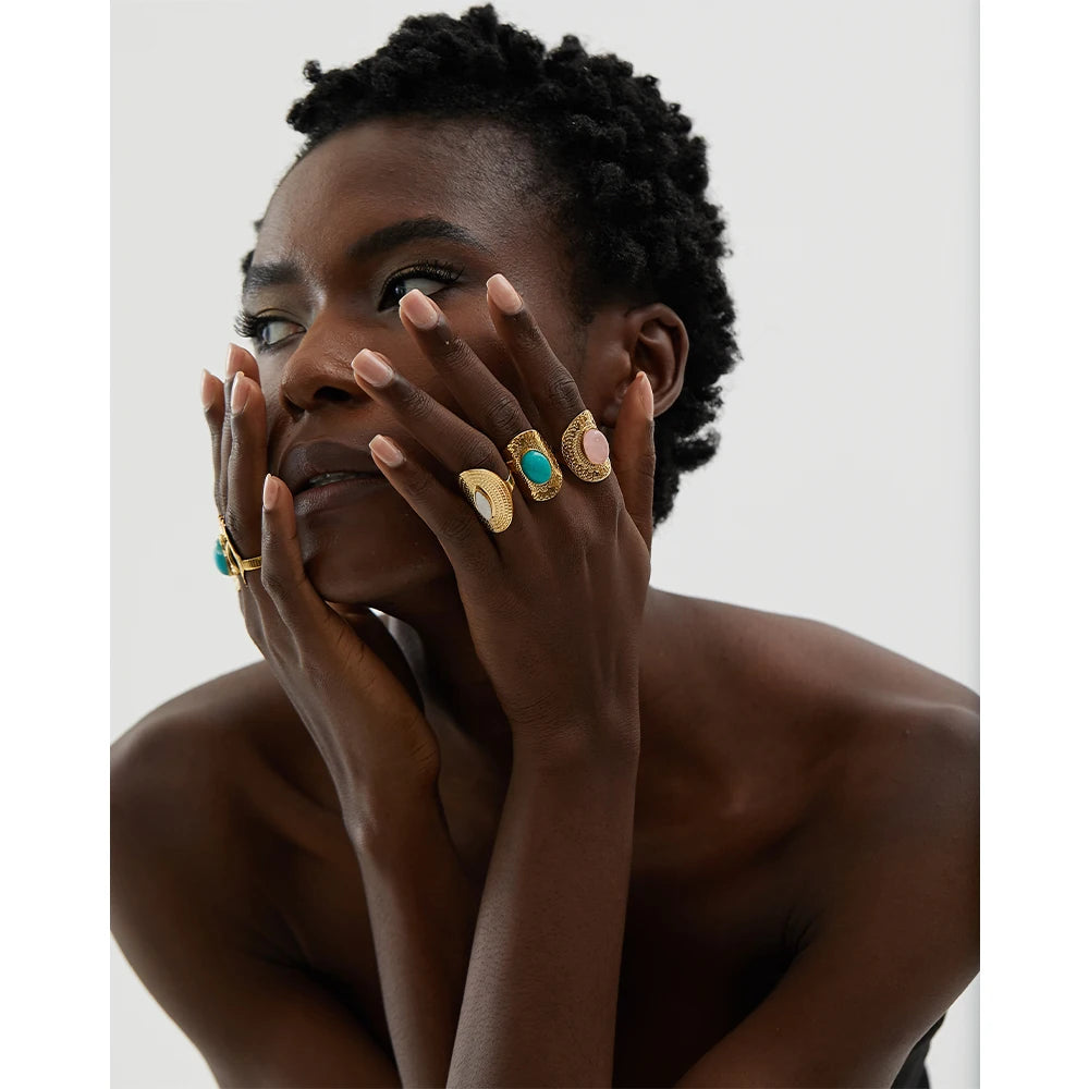 Espíritu Piedra Ring Collection