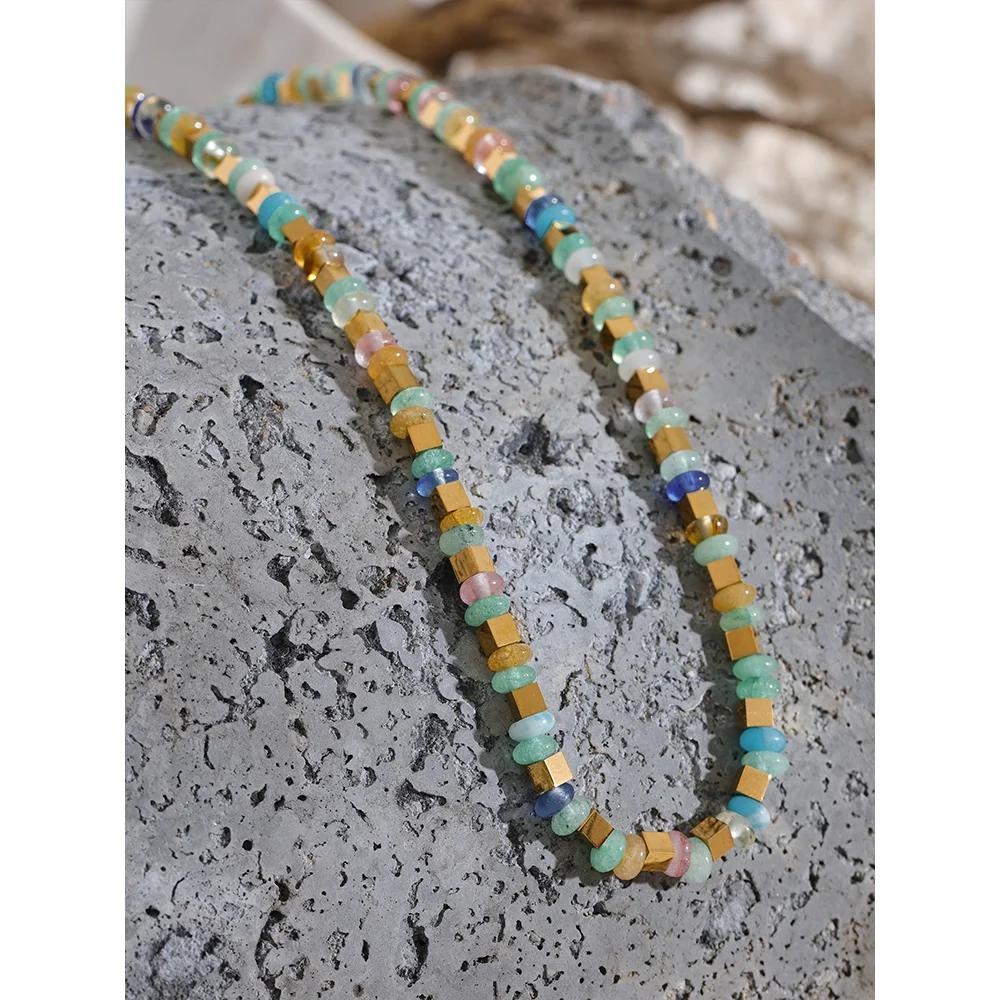 Chromatic Vibe Necklace - Cardi Bella