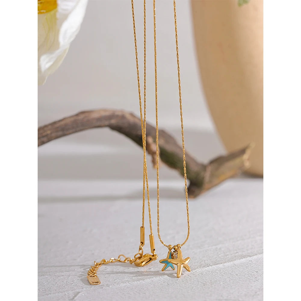 Ocean Breeze Necklace - Cardi Bella