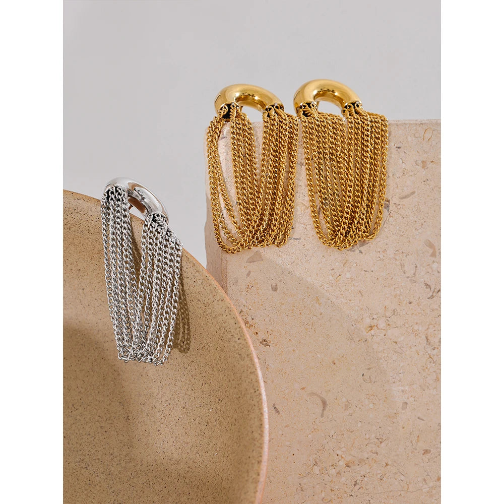 Encadenadas Earrings - Cardi Bella