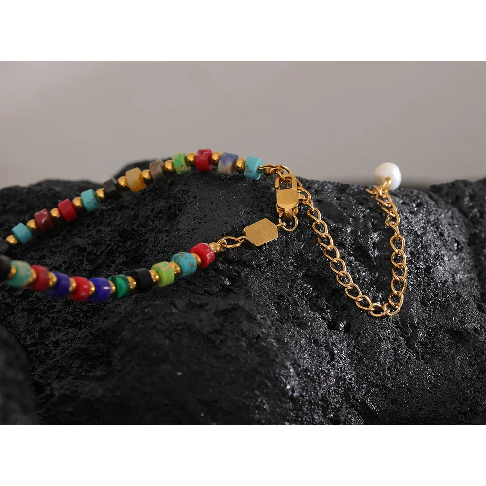 Sundaze Beaded Necklace - Cardi Bella