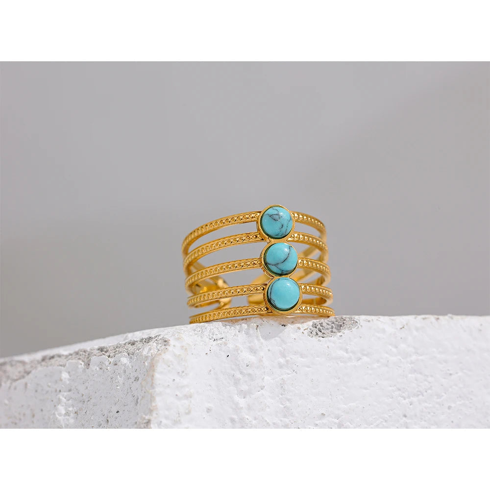 Aqua Serenata Ring